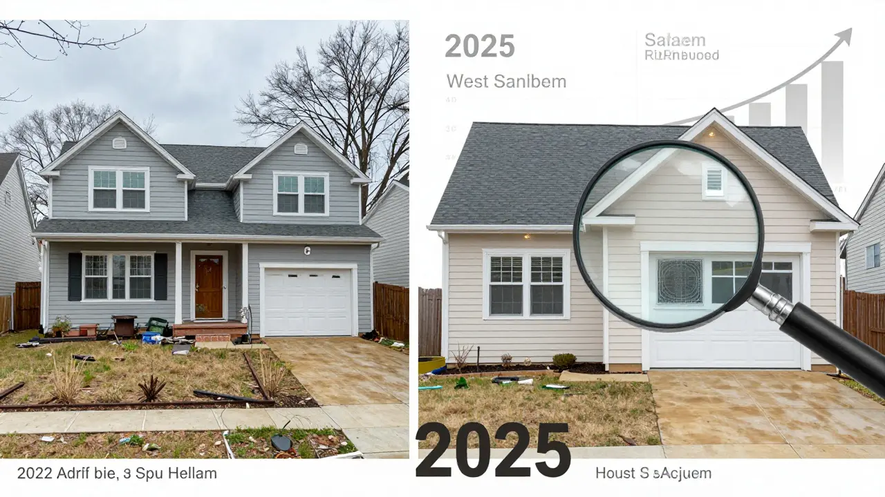 Contrasting two Salem homes—one cluttered and outdated, the other professionally prepped—with key upgrades highlighted for sellers.